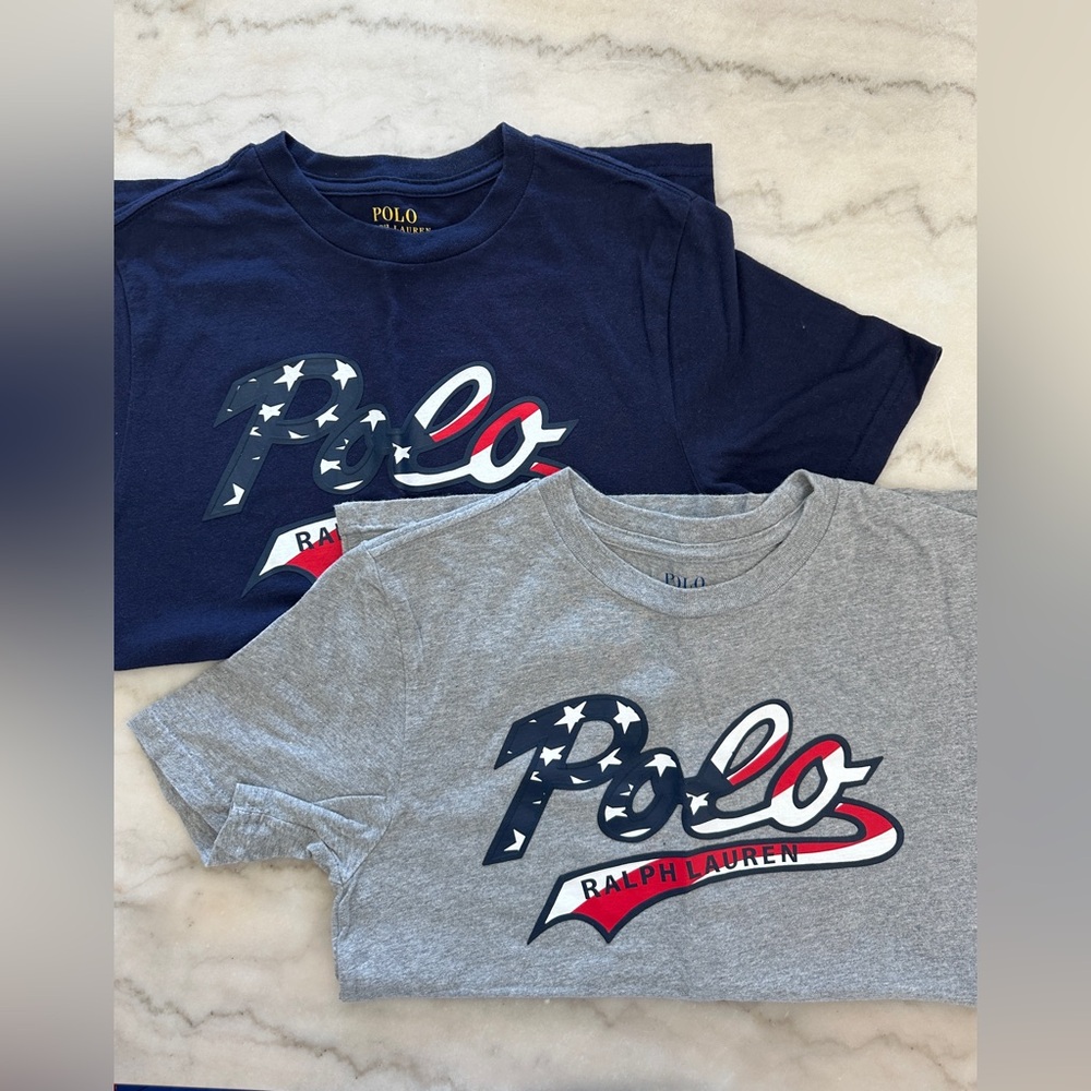 Polo by Ralph Lauren Kids' Navy and Gray T-Shirt bundle